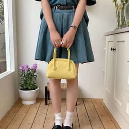 image-Women's Fashion Simple Lychee Pattern Portable Shoulder Messenger Bag