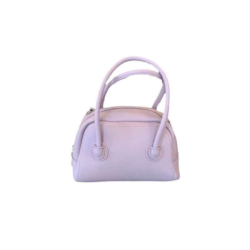 image-Women's Fashion Simple Lychee Pattern Portable Shoulder Messenger Bag