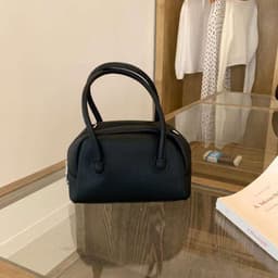 image-Women's Fashion Simple Lychee Pattern Portable Shoulder Messenger Bag