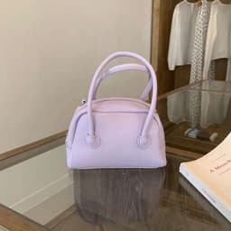image-Women's Fashion Simple Lychee Pattern Portable Shoulder Messenger Bag