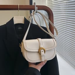image-Women's Retro High-grade Fashion Crossbody Saddle Bag