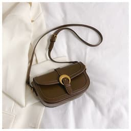 image-Women's Retro High-grade Fashion Crossbody Saddle Bag