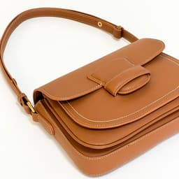 image-High-grade Exquisite Shoulder Crossbody Clamshell Genuine Leather Bag