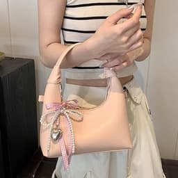 image-Fashion Portable Women's Cute Simple Trendy Crossbody Bag