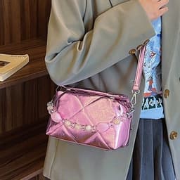 image-Fashion Women's Western Style Chain Messenger Bag