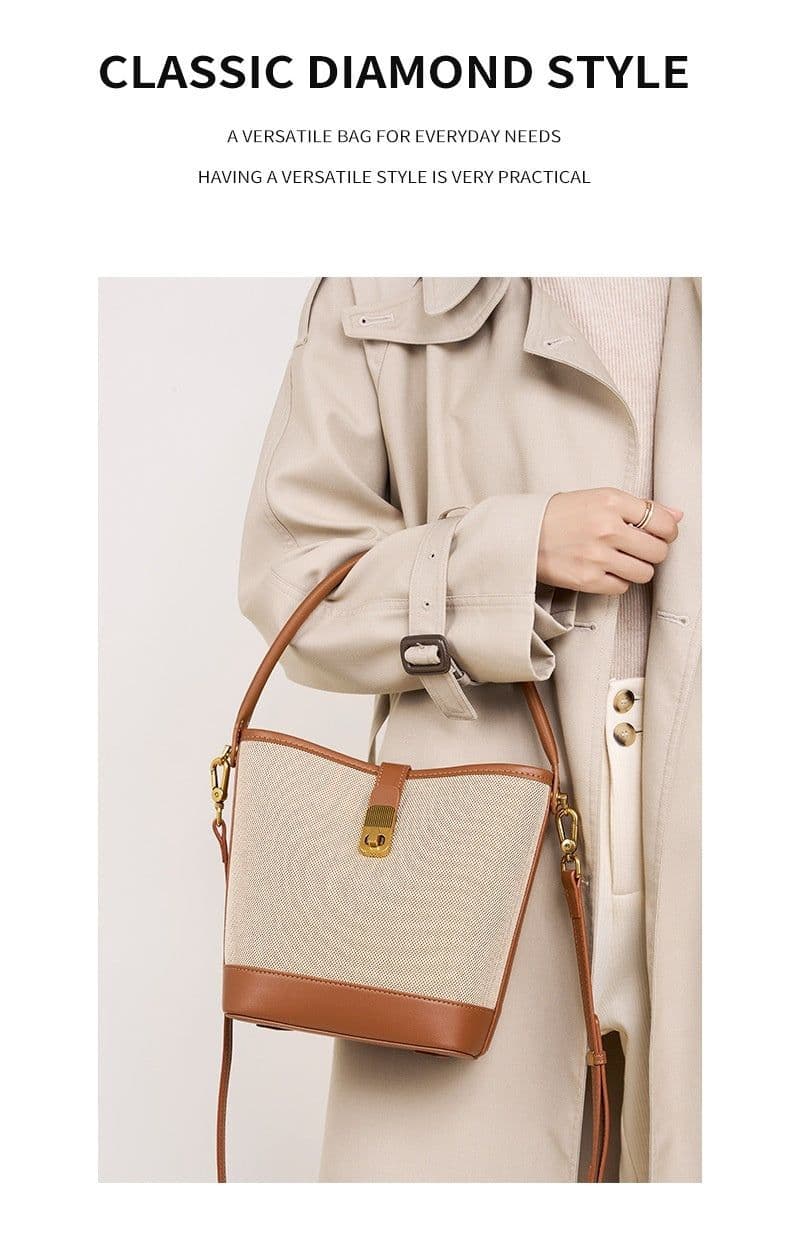 image-Commuter Woven New High Sense All-match Women Messenger Bag