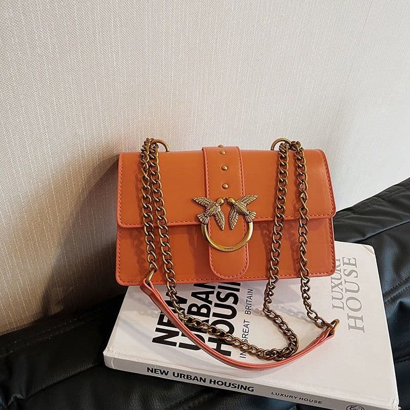 image-Women's Messenger Bag Swallow Chain Fashion Shoulder Bag