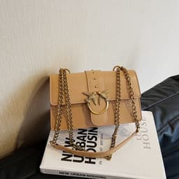 image-Women's Messenger Bag Swallow Chain Fashion Shoulder Bag