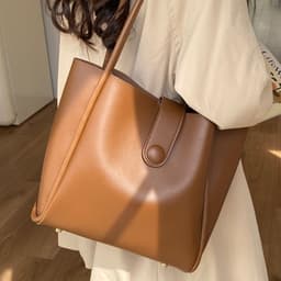 image-Retro One-shoulder High-grade Fashion Work Commuter Tote