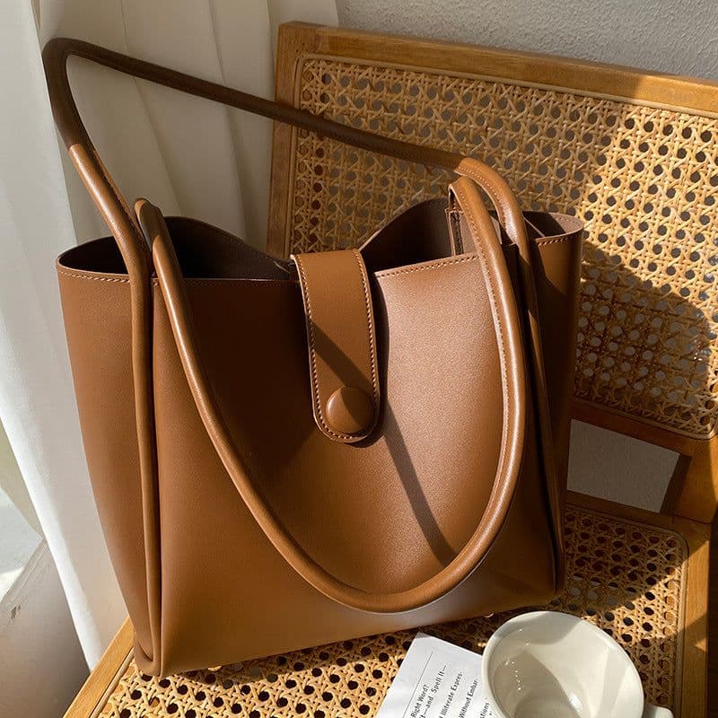 image-Retro One-shoulder High-grade Fashion Work Commuter Tote