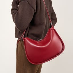 image-Special-interest Design Selenodont Bag Genuine Leather Underarm Crossbody All-matching