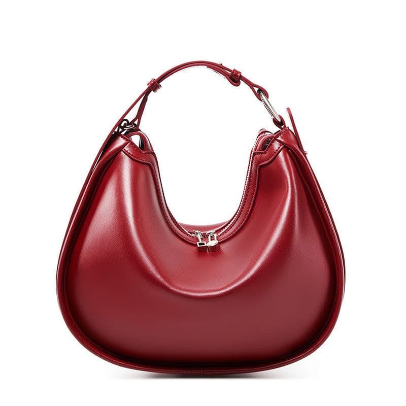 image-Special-interest Design Selenodont Bag Genuine Leather Underarm Crossbody All-matching