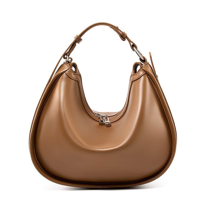 image-Special-interest Design Selenodont Bag Genuine Leather Underarm Crossbody All-matching