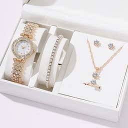 image-Diamond Women Watches Luxury Fashion Rhinestone Quartz Bracelet Wrist Watch For Women