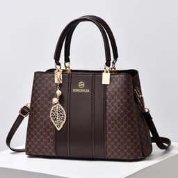 image-Women's Elegant Contrast Color And Versatile Crossbody Large Capacity Shoulder Handbag