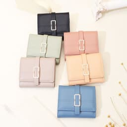 image-Wallet Multifunctional Folding Coin Purse Student Card Holder