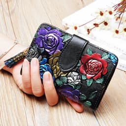 image-Fashion Women's Leather Wallet Short