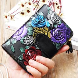 image-Fashion Women's Leather Wallet Short