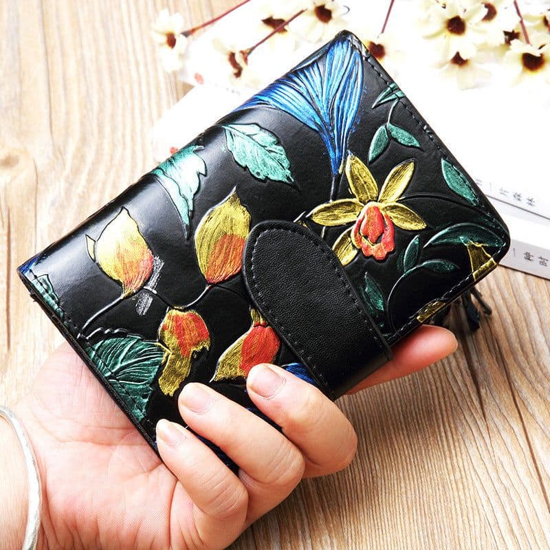 image-Fashion Women's Leather Wallet Short