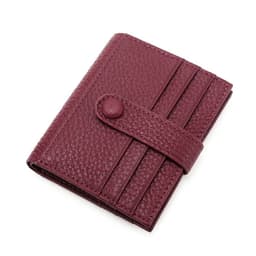image-Women's Short Cowhide Mini Wallet
