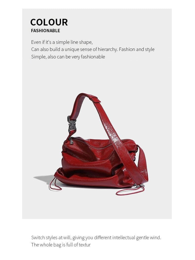 image-Special-interest Design High Quality Pleated Tote Bag Large Capacity
