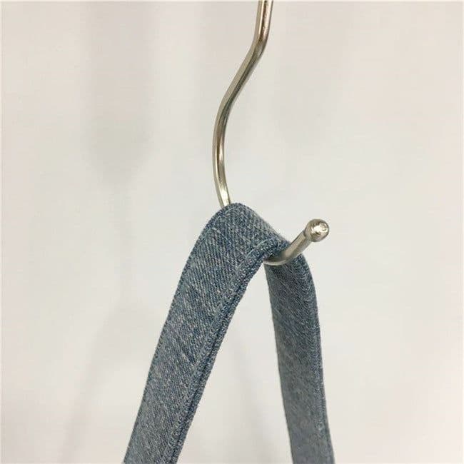 image-Special-interest Design Retro Metal Buckle Denim Shoulder Bag
