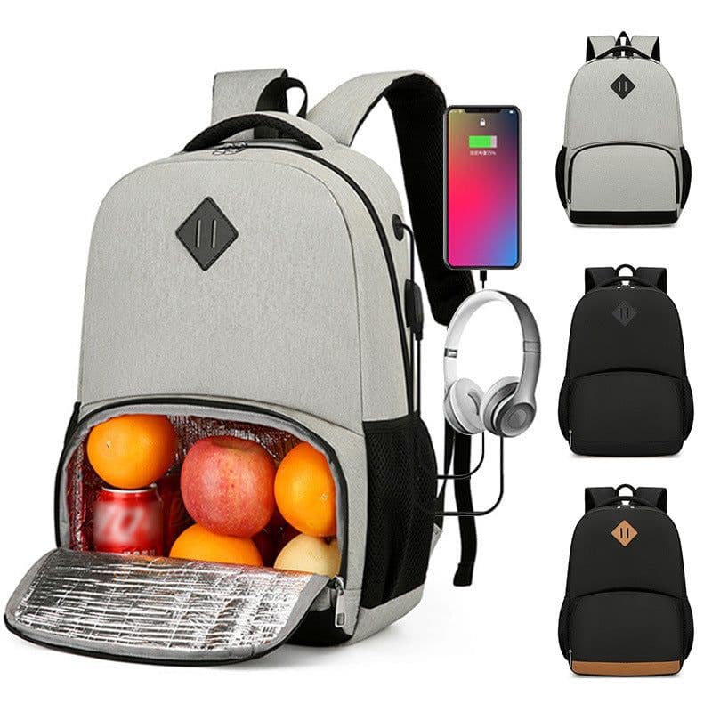 image-Men's Fashion Business Insulated Lunch Bag
