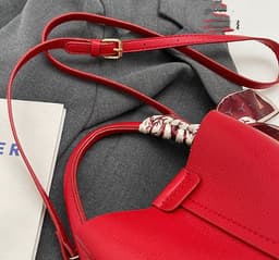 image-Large Capacity Commuter Bag Vegetable Basket Fashionable Portable Crossbody