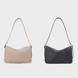 image-Women's First Layer Cowhide Large Capacity Crossbody Bag