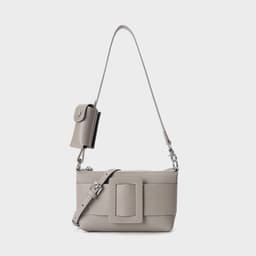 image-Underarm Leather Women's Portable Messenger Bag