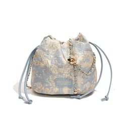 image-Women's Woven Embroidered Jacquard Chain Crossbody Bag