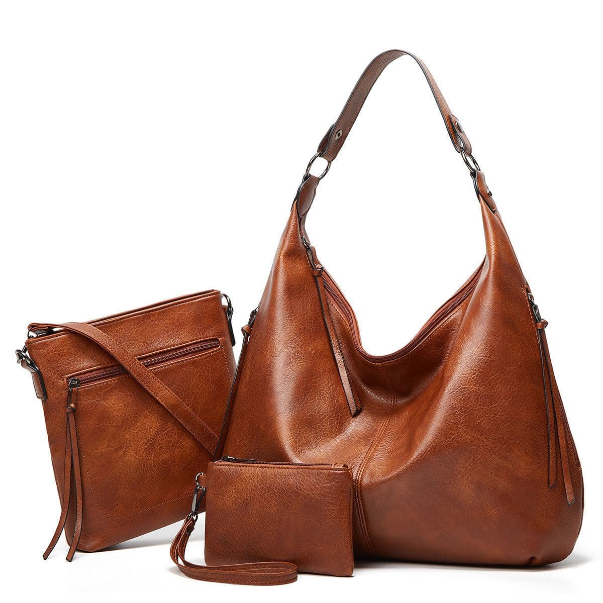 image-Large Capacity Son Mother Tote Texture Casual Portable Shoulder Bag Versatile Simple Women's Autumn And Winter