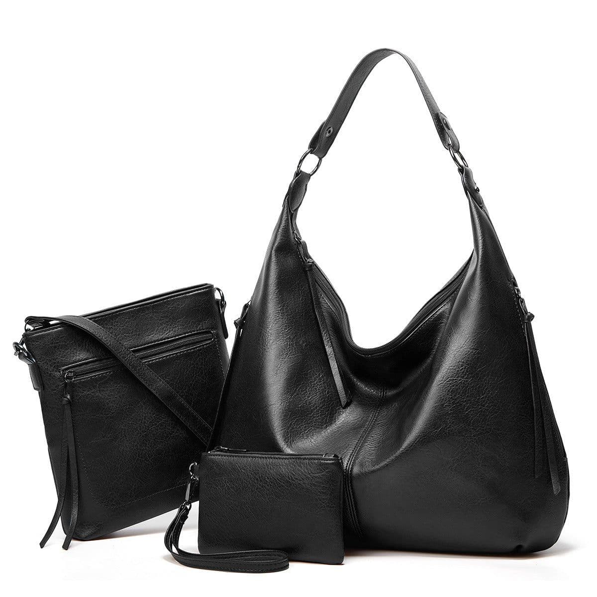 image-Large Capacity Son Mother Tote Texture Casual Portable Shoulder Bag Versatile Simple Women's Autumn And Winter