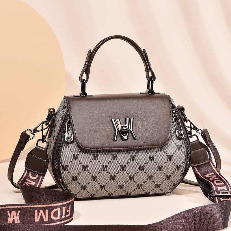 image-Fashion Women's Printed Handbag High Sense Handbag