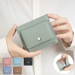 image-Women's Wallet Short Thin Card Holder Women's High Sense Mini And Simple Coin Purse