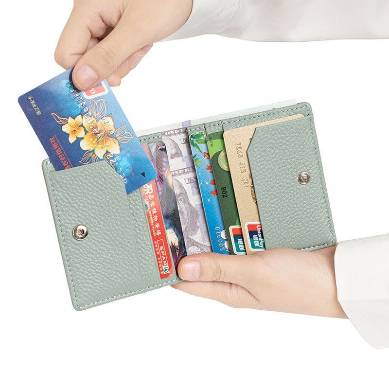 image-Women's Wallet Short Thin Card Holder Women's High Sense Mini And Simple Coin Purse