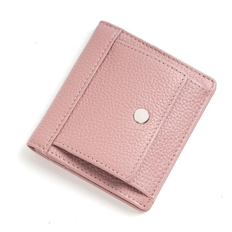 image-Women's Wallet Short Thin Card Holder Women's High Sense Mini And Simple Coin Purse