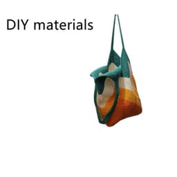 image-Shoulder Bag Casual Diy Handmade Spring And Summer New Vegetable Basket Woven Bag