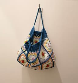 image-Diy Material All-match Shoulder Summer Autumn New Style Woven Portable Woolen Yarn Bag
