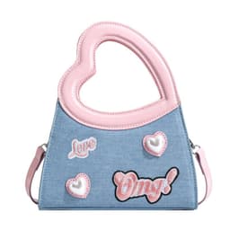 image-Special-interest Design Love Handbag Contrast Color Fashion
