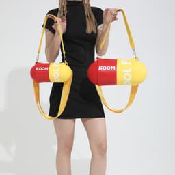 image-Contrast Color Capsule Shell Women's Bag Crossbody