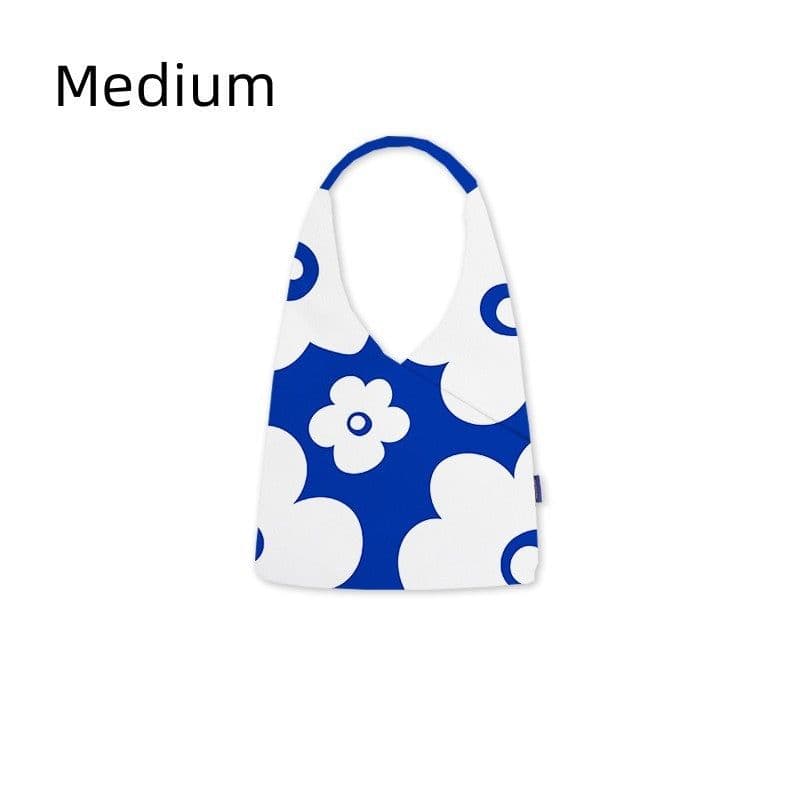 image-Klein Blue Portable Bucket Bag Large Capacity Canvas Bag