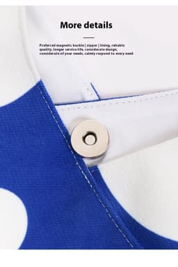 image-Klein Blue Portable Bucket Bag Large Capacity Canvas Bag