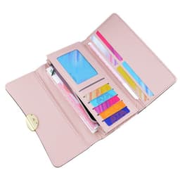 image-Women's Long Wallet Soft Leather Wallet Multi-card-slot Card Holder Retro Fashion Minimalism Large-capacity Handbag