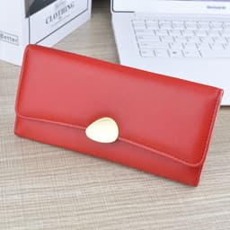 image-Women's Long Wallet Soft Leather Wallet Multi-card-slot Card Holder Retro Fashion Minimalism Large-capacity Handbag