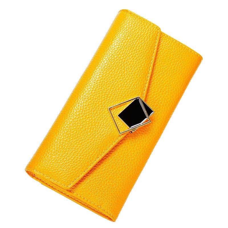 image-Women's Long Fashion Large-capacity Genuine Leather Wallet