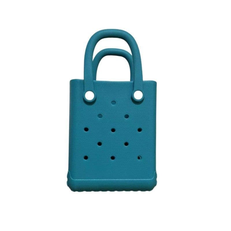 image-DIY Hole Beach Vacation Bag Women's Simple Handbag