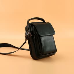 image-Men's Bag Genuine Leather Retro Cowhide Casual Messenger Bag