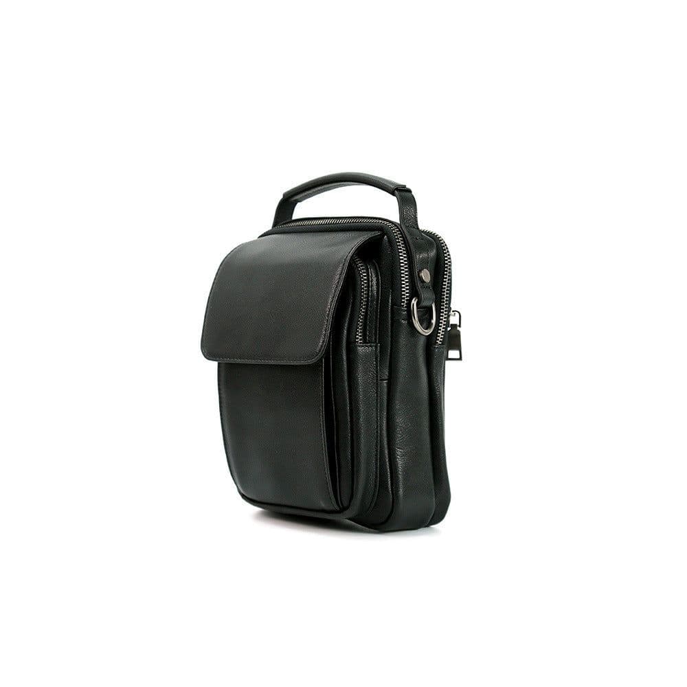 image-Men's Bag Genuine Leather Retro Cowhide Casual Messenger Bag