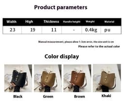 image-Women's Fashion Large Capacity Bag